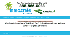 Desktop Screenshot of irrigationexpress.com